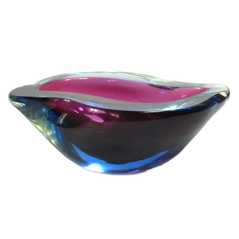 Multicolor Sommerso Glass Bowl, Murano, Italy, 1960s - 5398