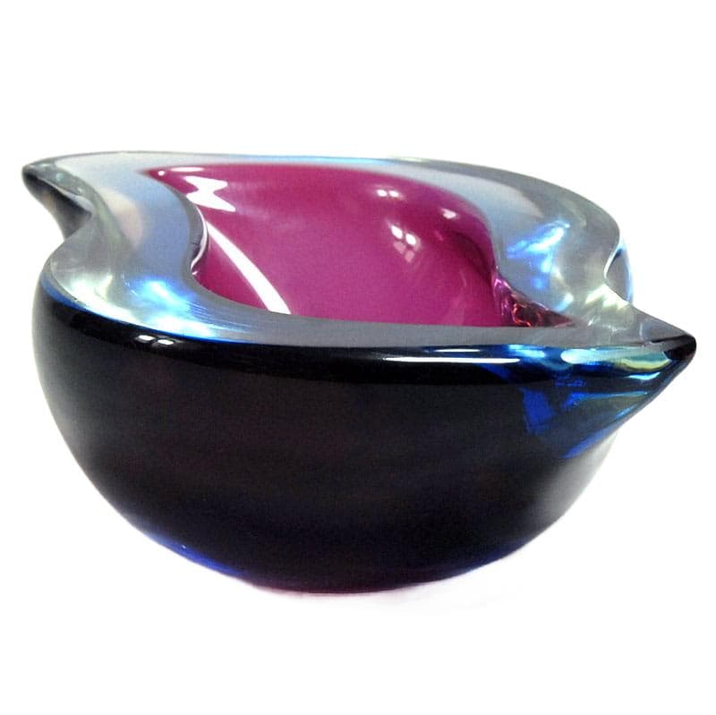 Multicolor Sommerso Glass Bowl, Murano, Italy, 1960s - 5396
