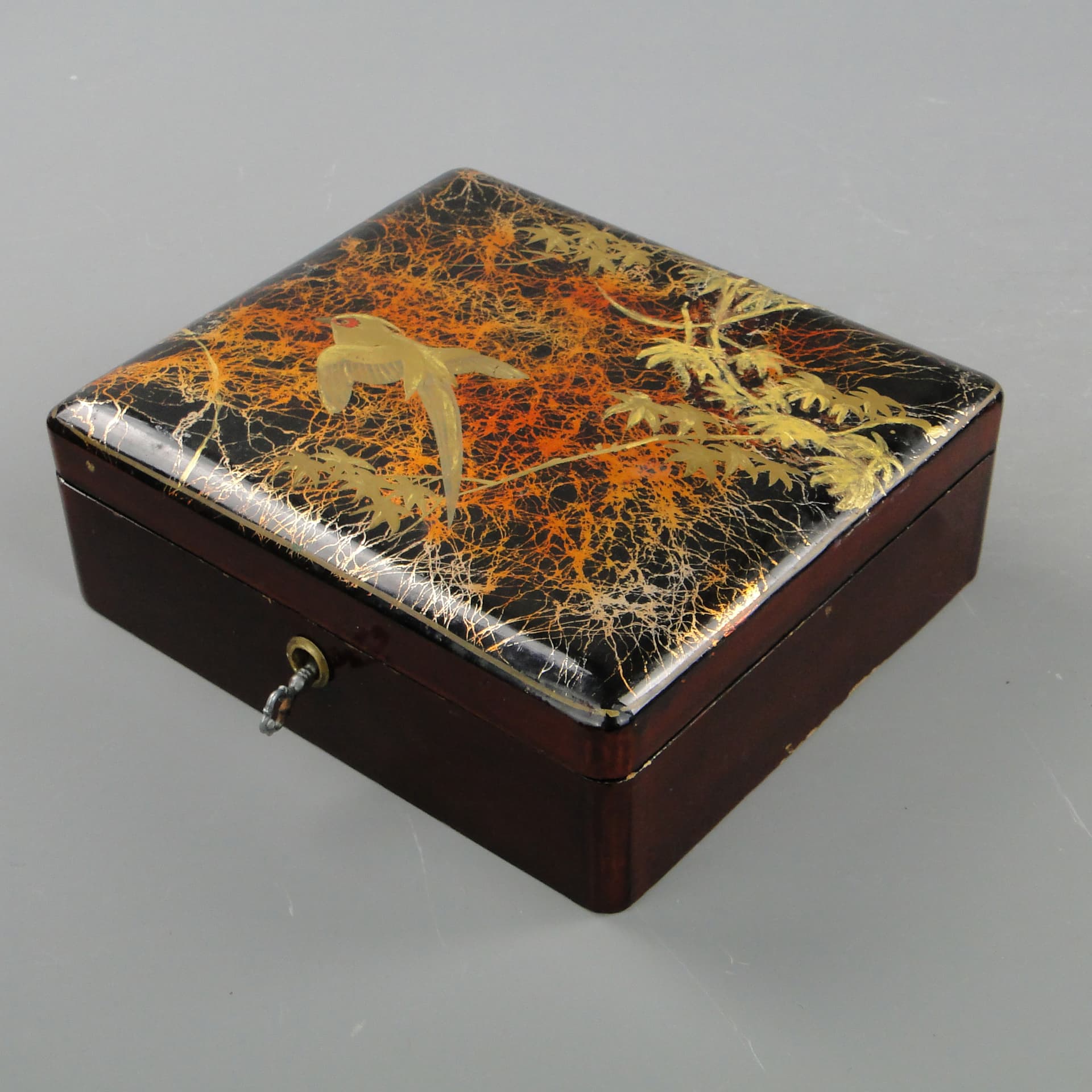 Oriental Box, black lacquer, wood, Japan, 1920s. - 60605