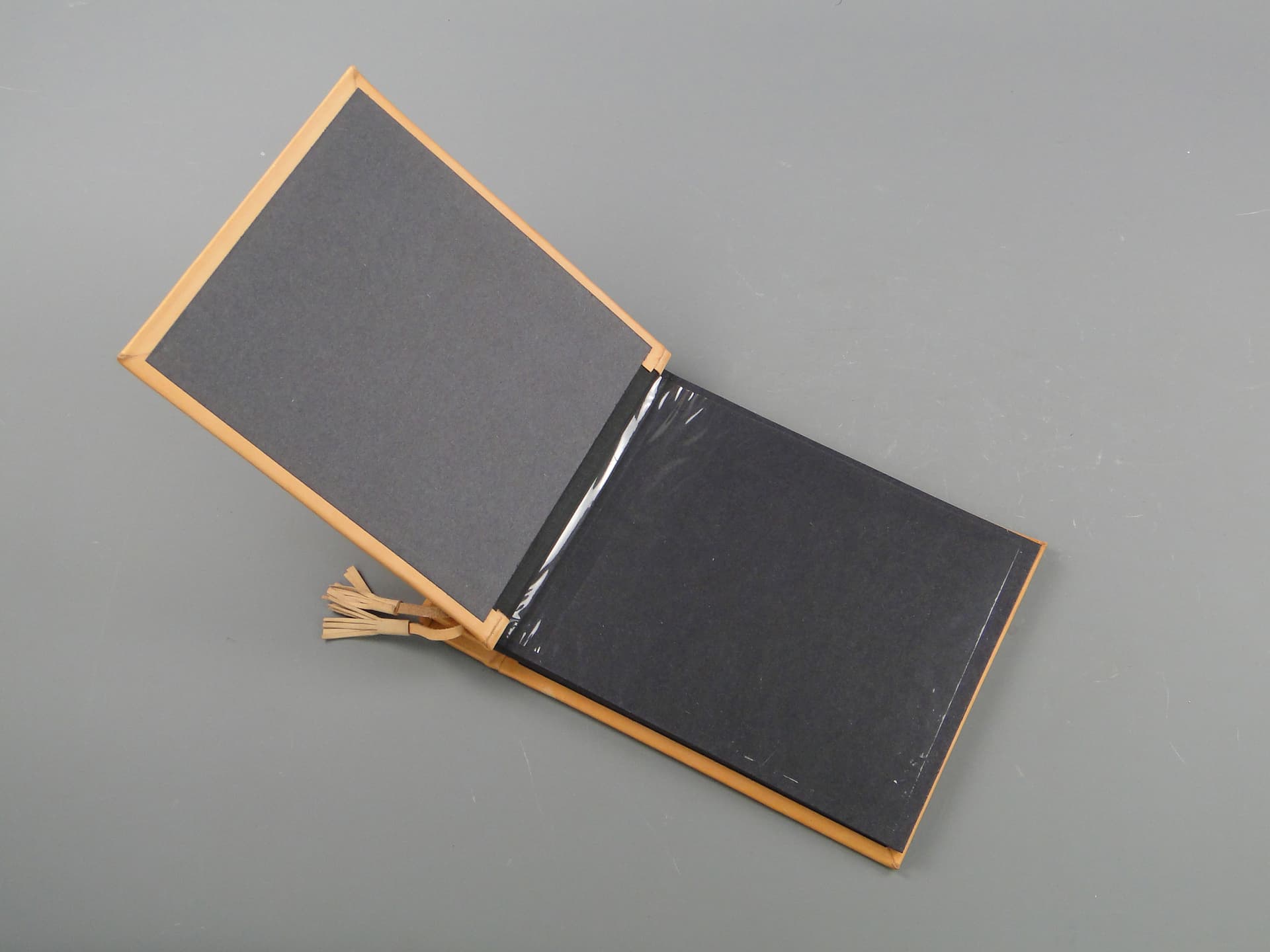 Photo album, beige leather, Poland, 1970s. - 60615