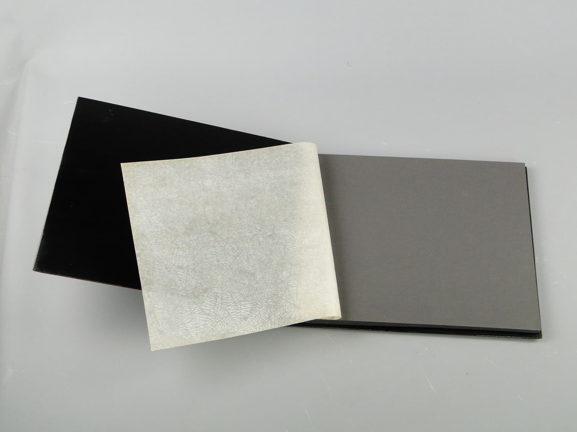 Photo album, black, wood lacquer, Vietnam, 1950s. - 60631