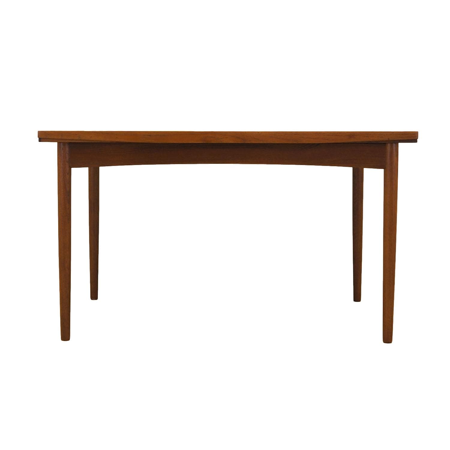 Dining table, light brown teak, Denmark, 1960s.