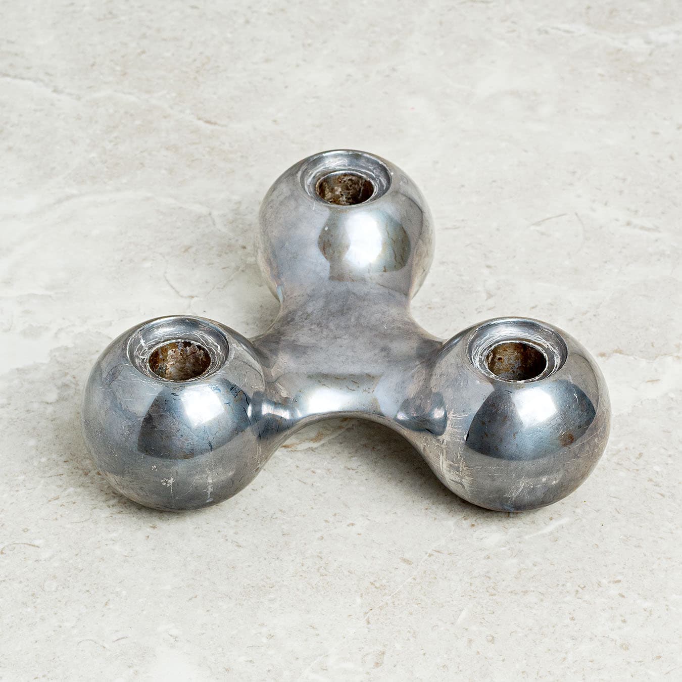 Świecznik aluminiowy, Georg Jensen, Dania - 61002