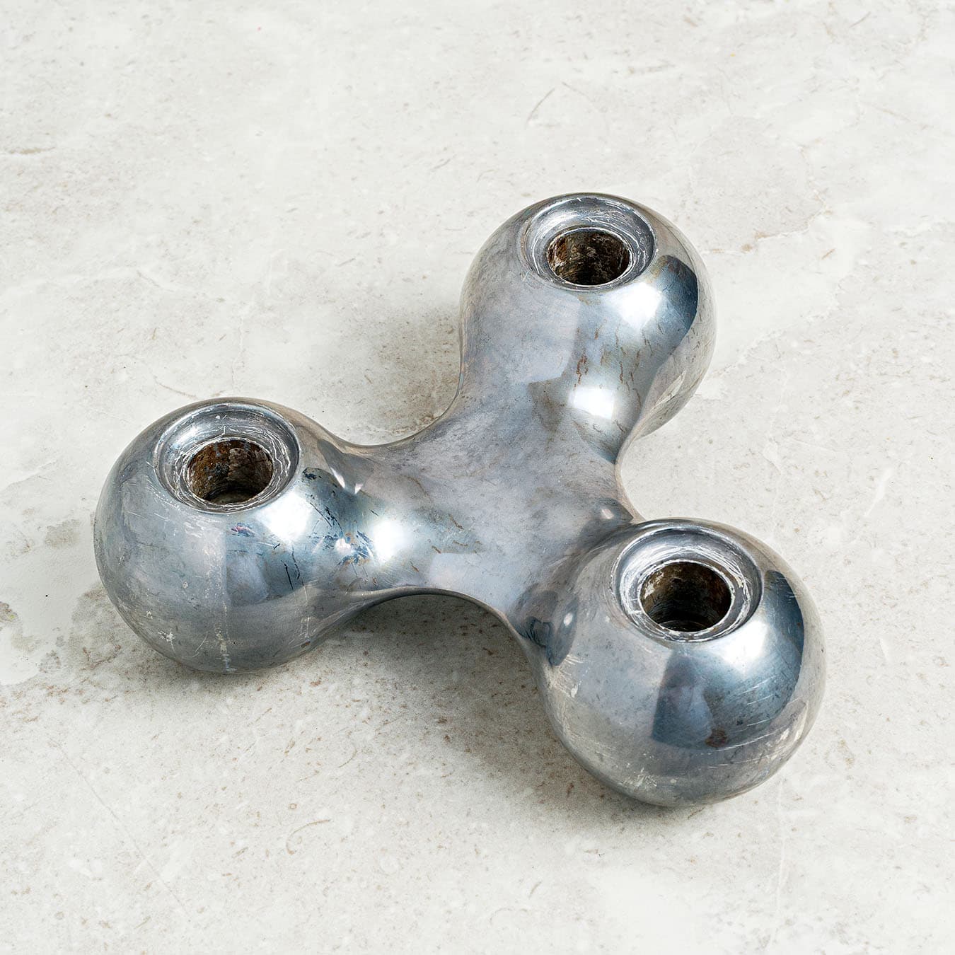 Świecznik aluminiowy, Georg Jensen, Dania - 61003