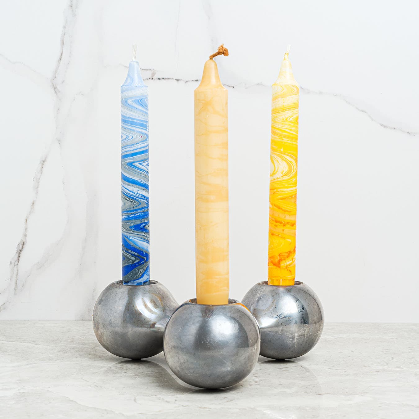 Świecznik aluminiowy, Georg Jensen, Dania - 61001