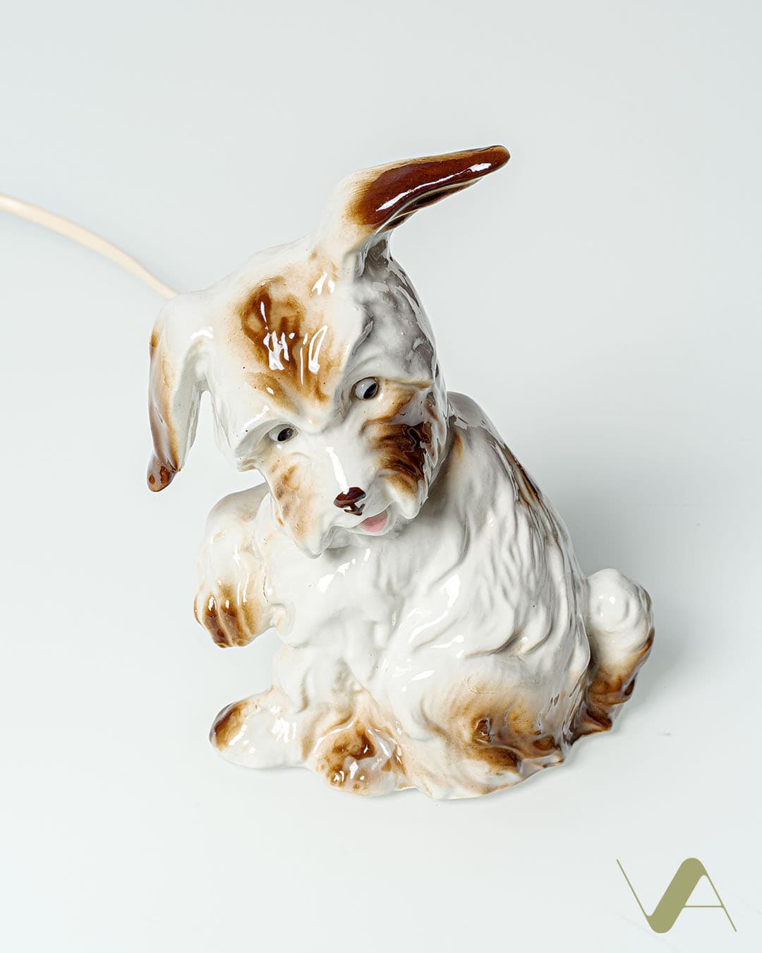 Table lamp, ivory white porcelain, Germany, 1970s. - 61014