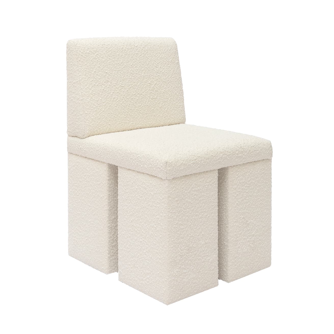 Krzesło w tkaninie Boucle Nata Object106, NG Design