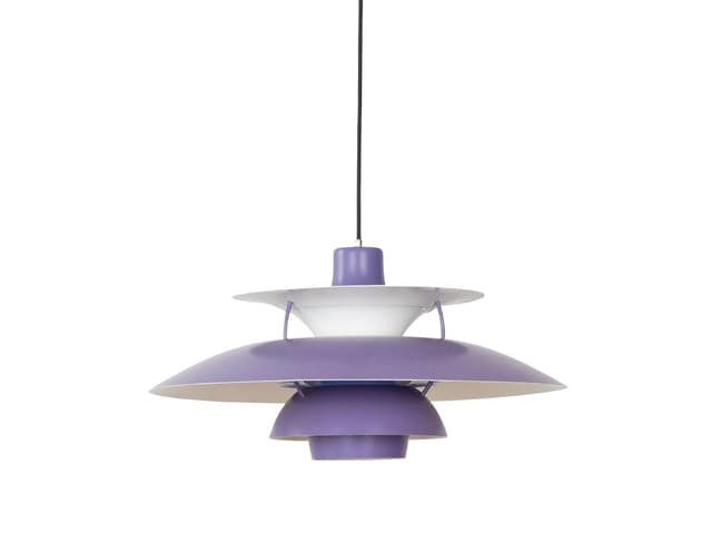 Indigo PH 5 Pendant Lamp, by P. Henningsen for Louis Poulsen, Denmark, 1950s - DIMENSION