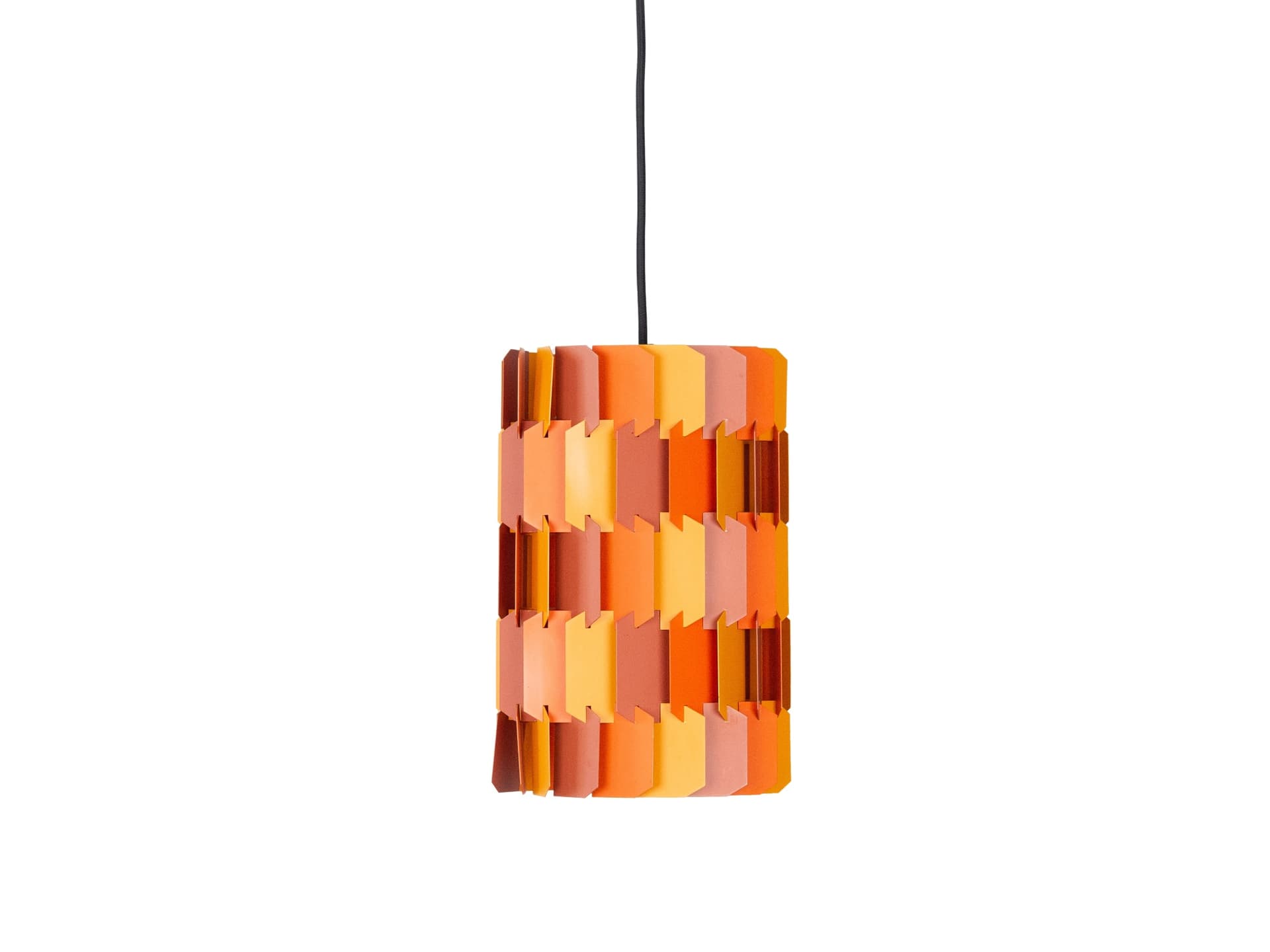 Pink Aluminum Facet Pop Pendant Lamp, by L. Weisdorf for Lyfa, Denmark, 1970s - 61504