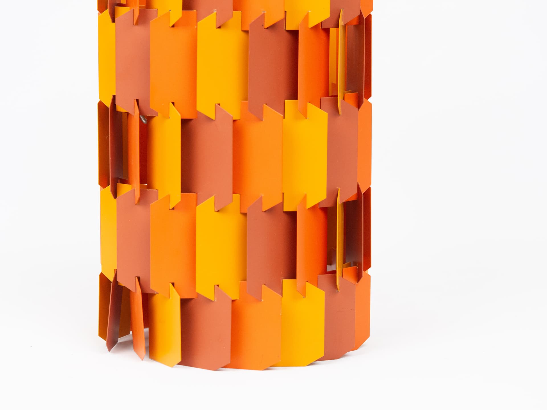 Pink Aluminum Facet Pop Pendant Lamp, by L. Weisdorf for Lyfa, Denmark, 1970s - 61449