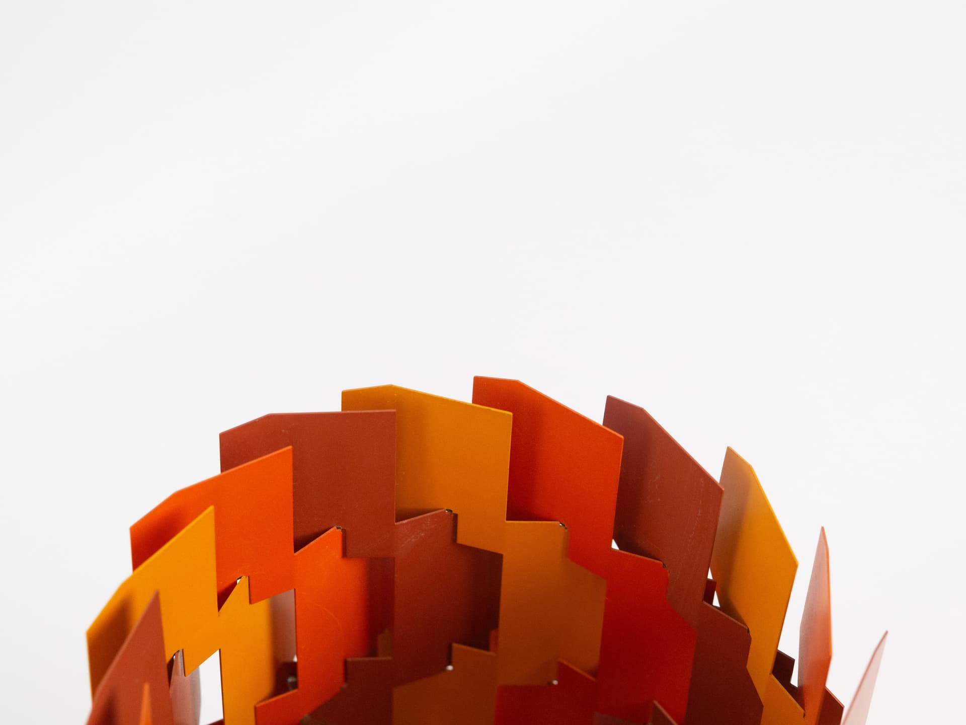 Pink Aluminum Facet Pop Pendant Lamp, by L. Weisdorf for Lyfa, Denmark, 1970s - 61451