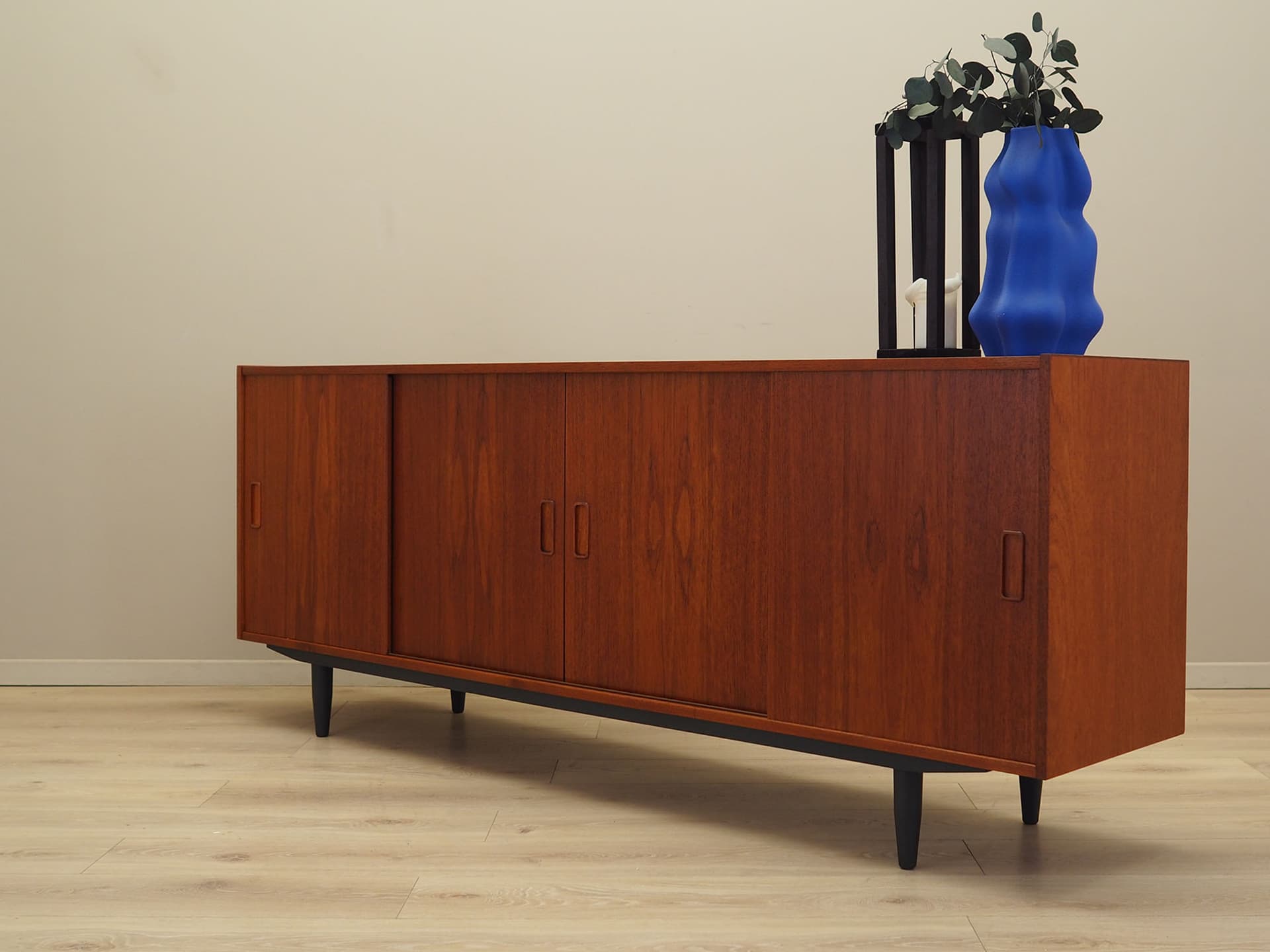 Sideboard, teak brązowy ciemny, Westergaard Møbelfabrik, Dania, lata 70. - 61539