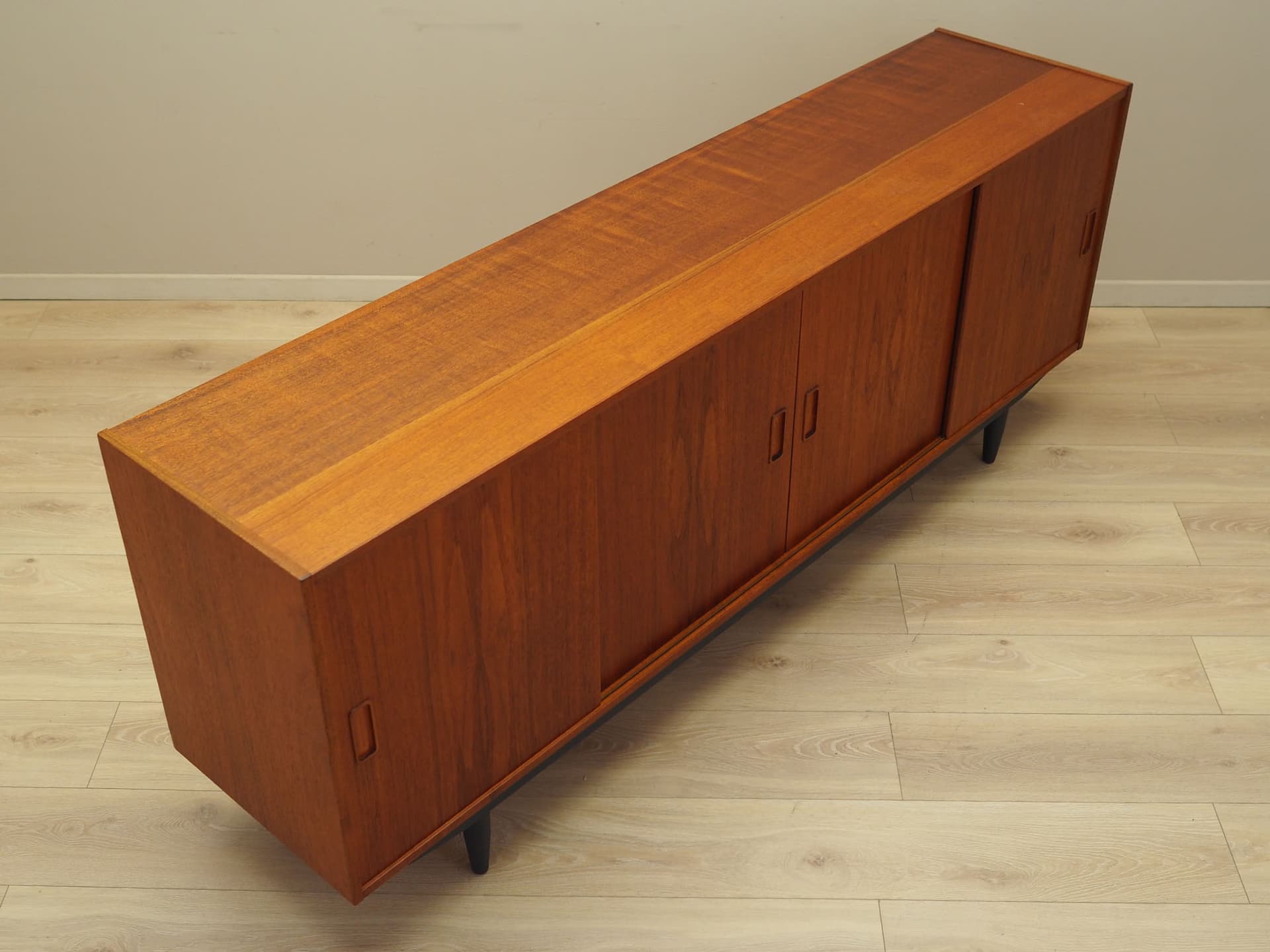 Sideboard, teak brązowy ciemny, Westergaard Møbelfabrik, Dania, lata 70. - 61542