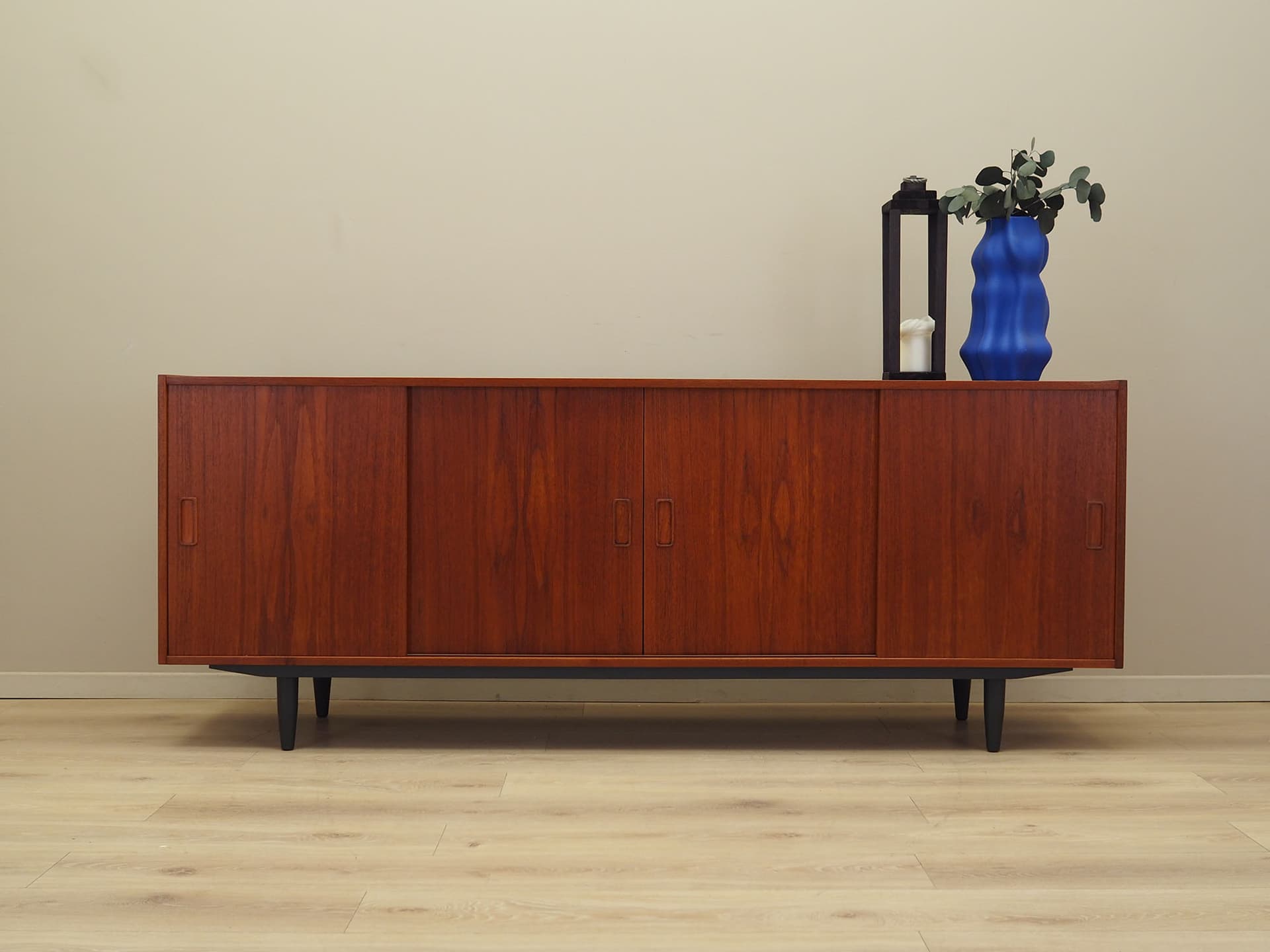 Sideboard, teak brązowy ciemny, Westergaard Møbelfabrik, Dania, lata 70. - 61537