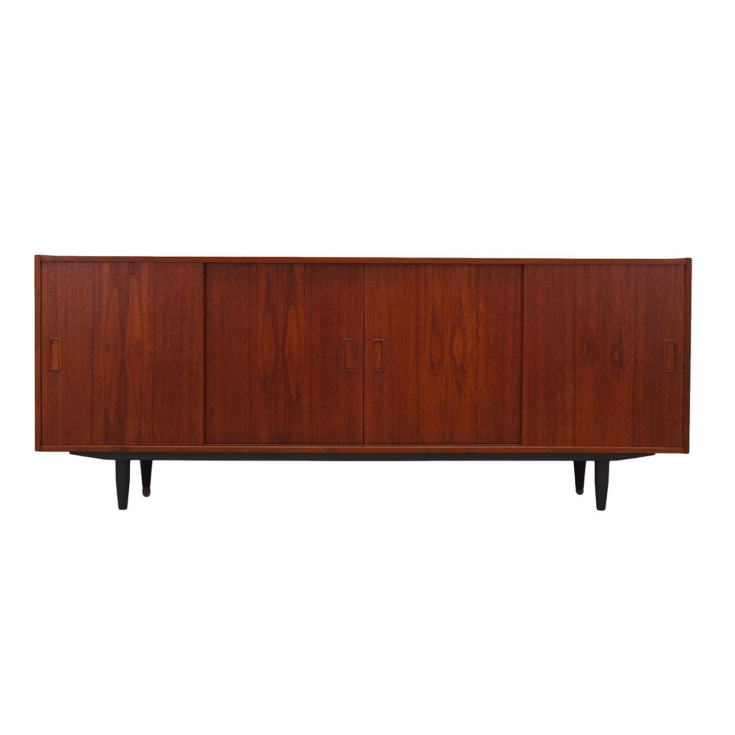 Sideboard, teak brązowy ciemny, Westergaard Møbelfabrik, Dania, lata 70.