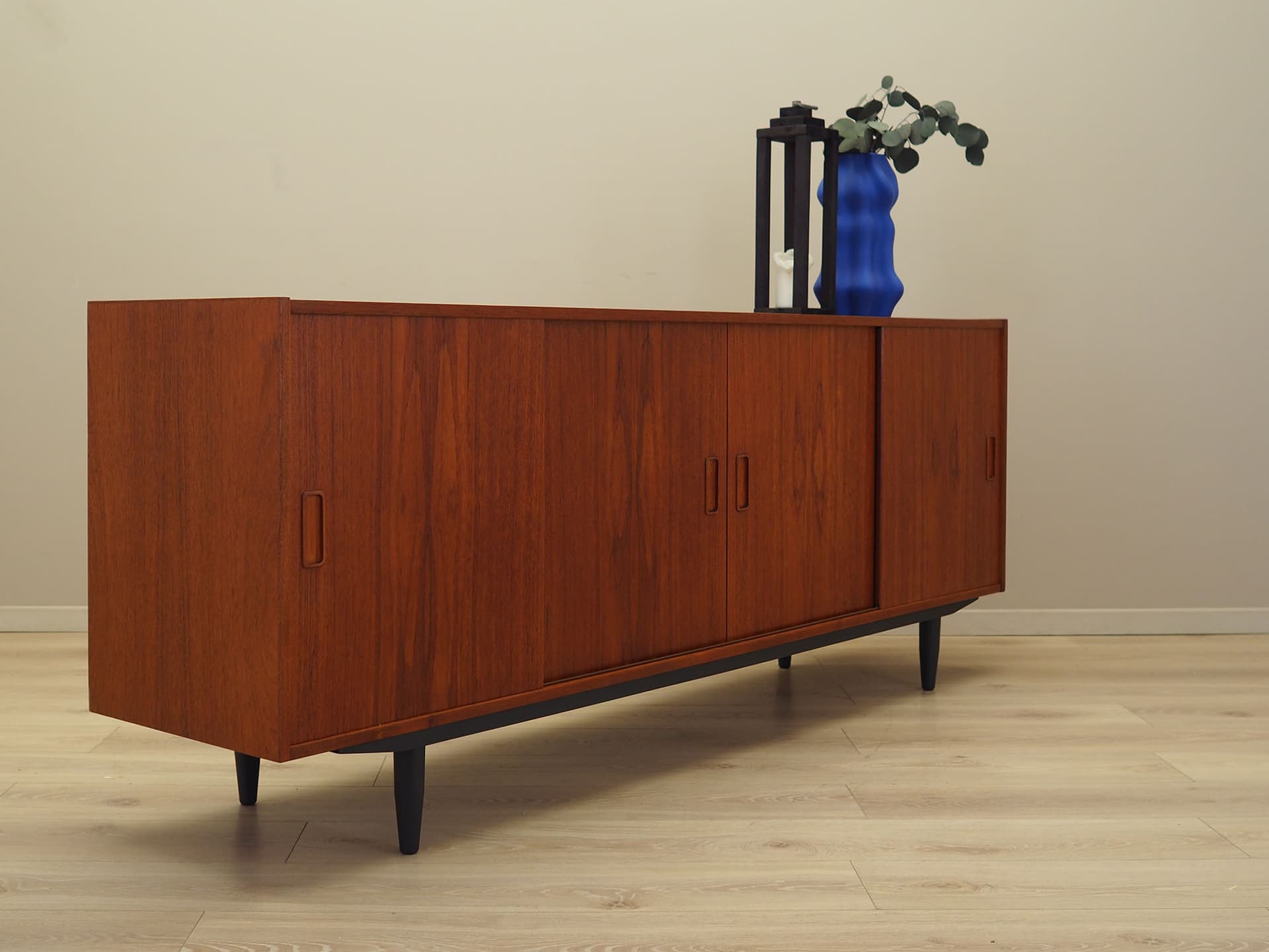 Sideboard, teak brązowy ciemny, Westergaard Møbelfabrik, Dania, lata 70. - 61541