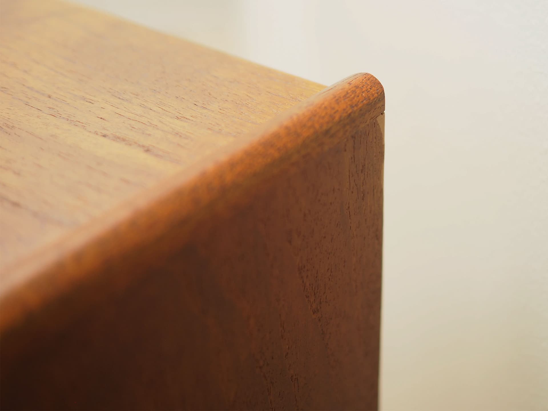 Highboard, light brown teak, Denmark, 1960s. - 61562
