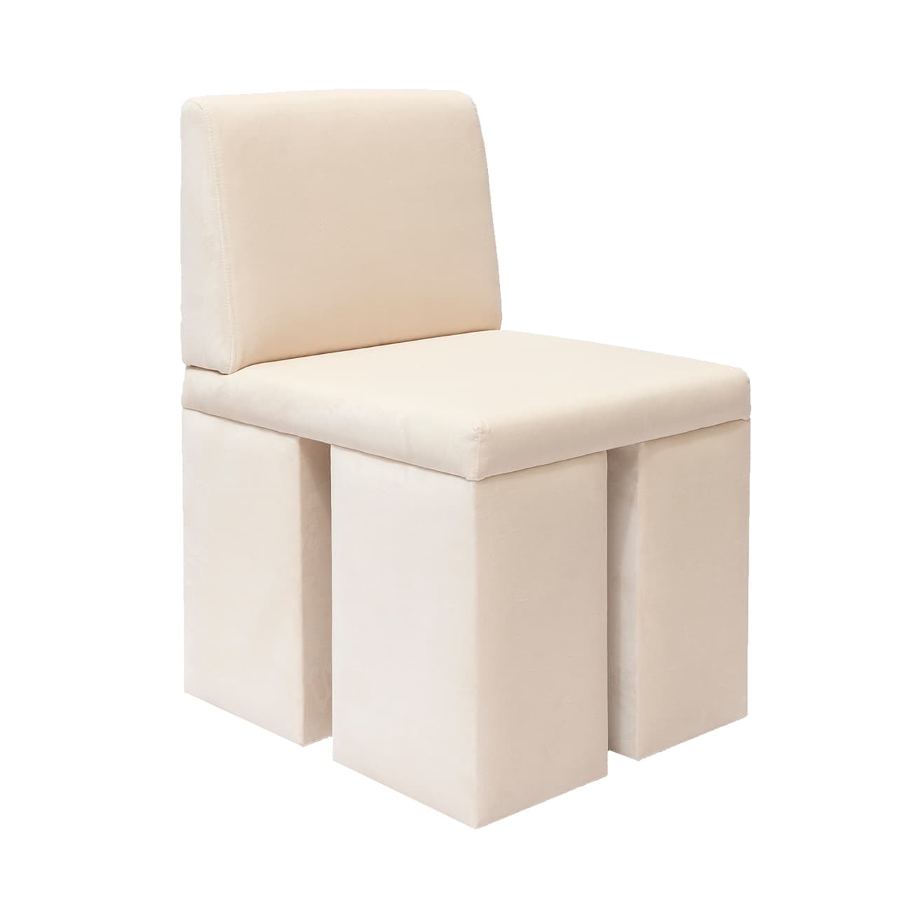 Krzesło w tkaninie Welwet Sandy Object106, NG Design