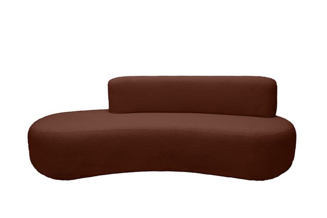 Sofa w tkaninie boucle Brick Object050, NG Design - WYMIARY