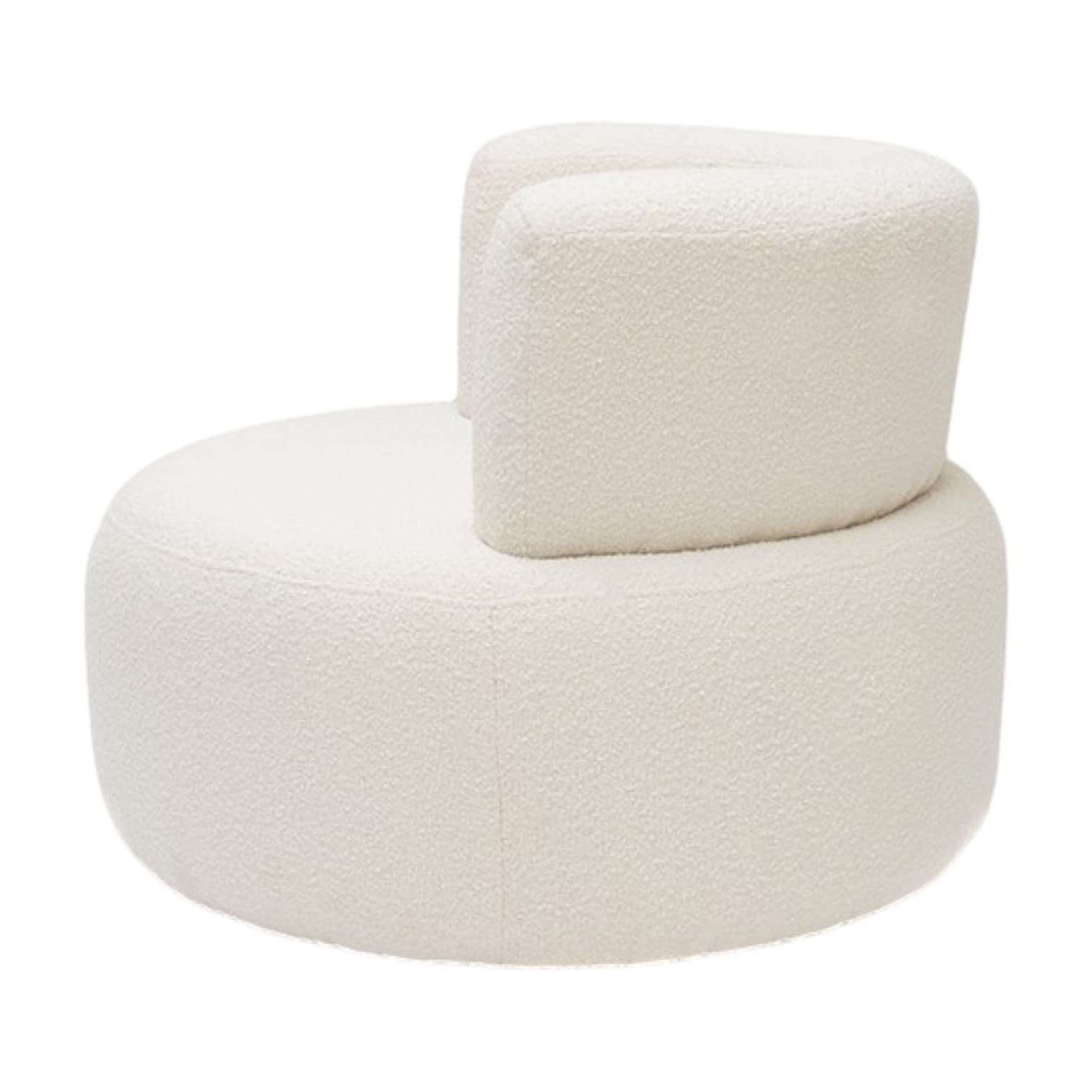 Fotel tapicerowany tkanina boucle Nata Object051, NG Design - 63366