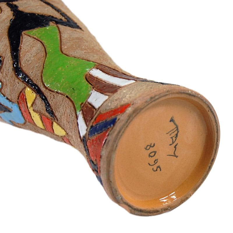 Beżowy wazon sgraffito, Fratelli Fanciullacci, Włochy, lata 60. - 5439