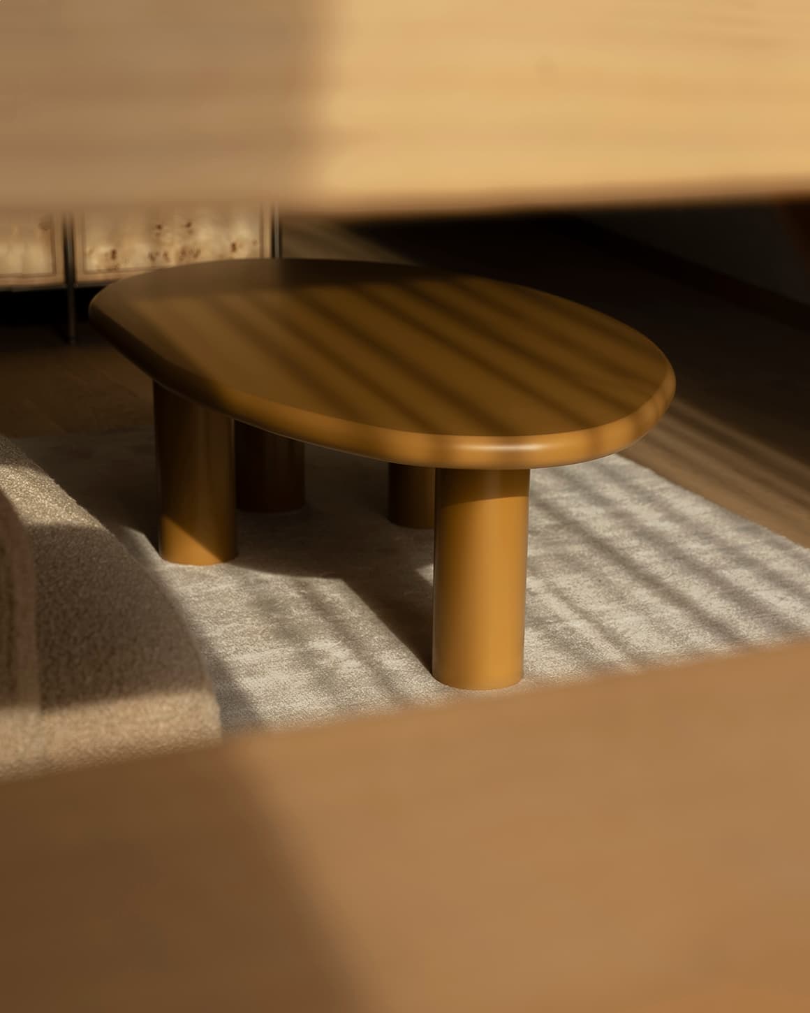 Stolik kawowy piaskowy Object060, NG Design - 62549