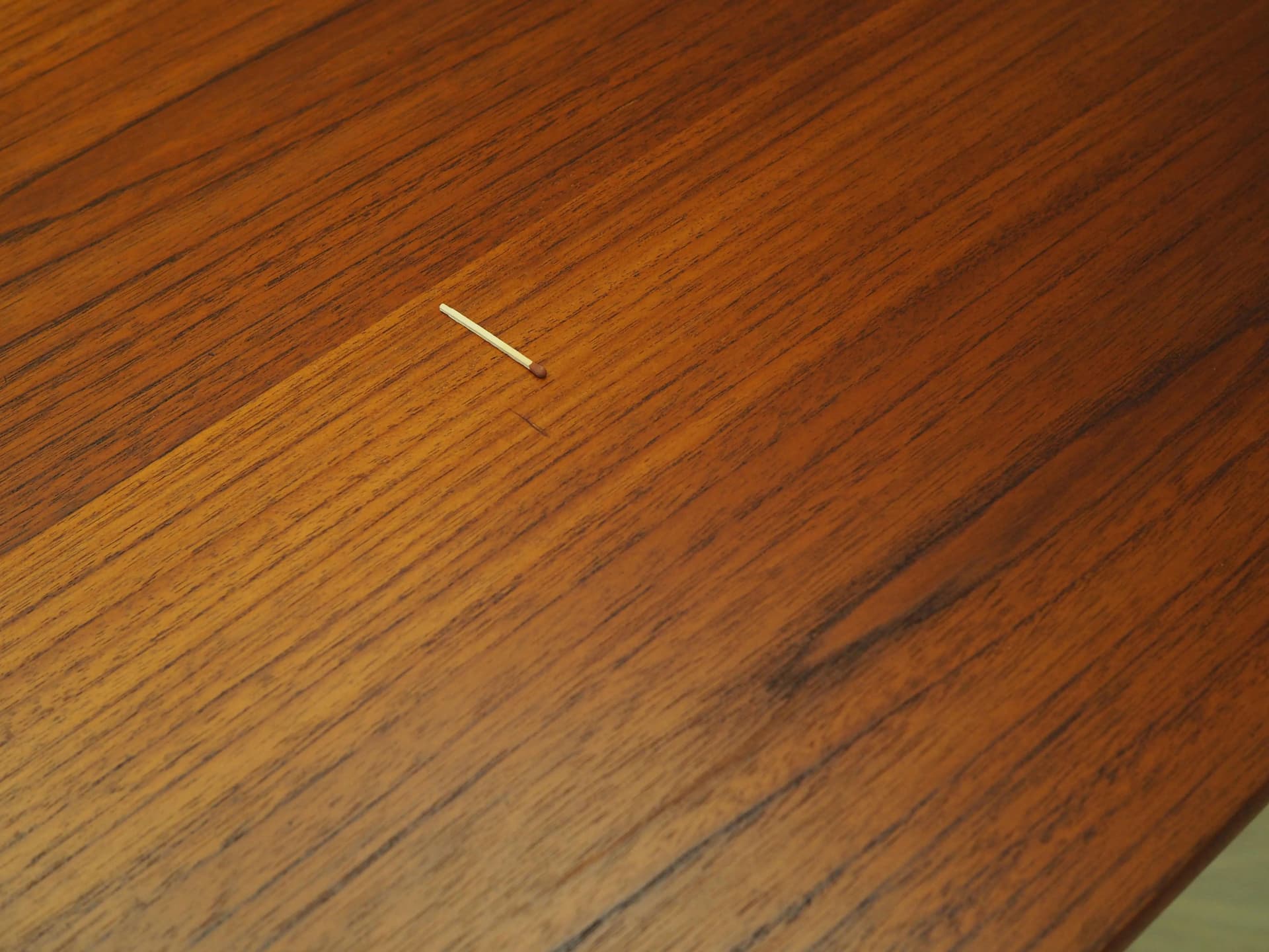 Dining table, light brown teak, by B. Mogensen, Denmark, 1960s. - 62560