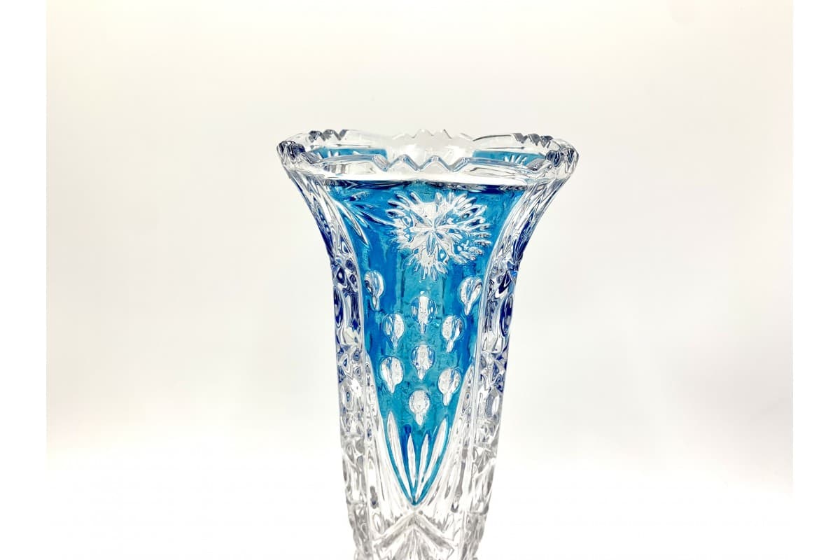 Szklany wazon, Huta Anna, Niemcy, lata 70. - 62618