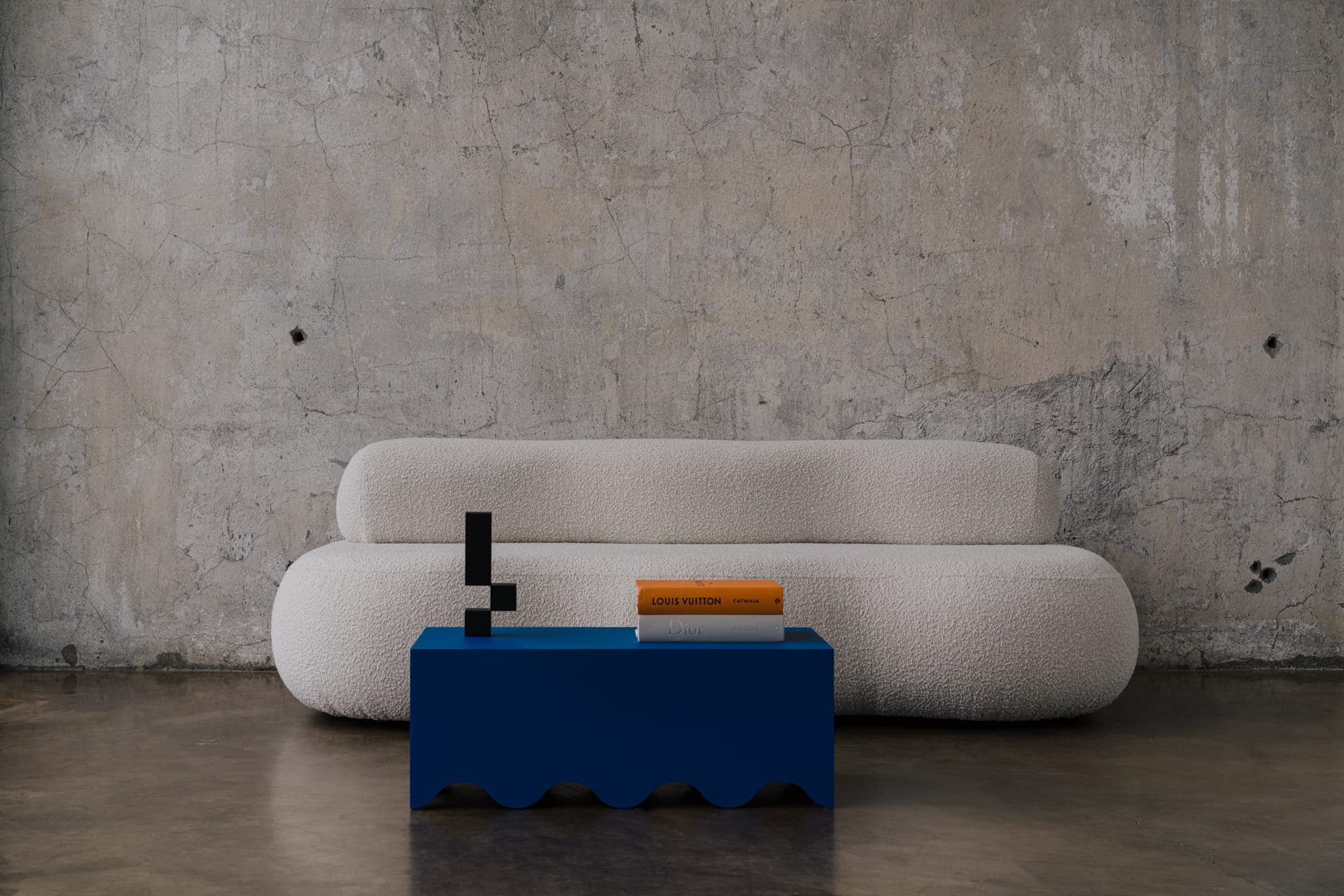 Stolik kawowy stalowy niebieski Object079, NG Design - 62814