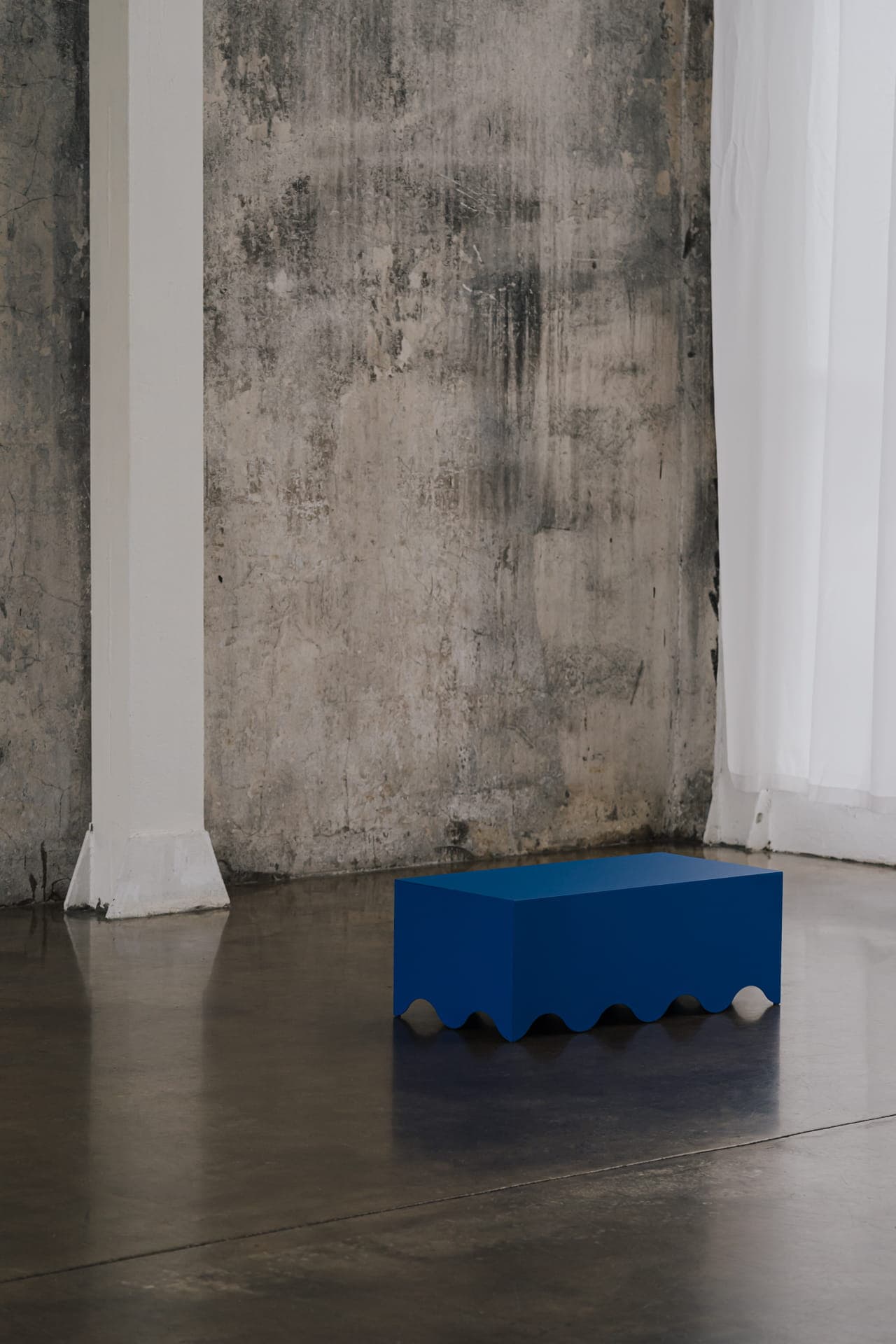 Stolik kawowy stalowy niebieski Object079, NG Design - 62812