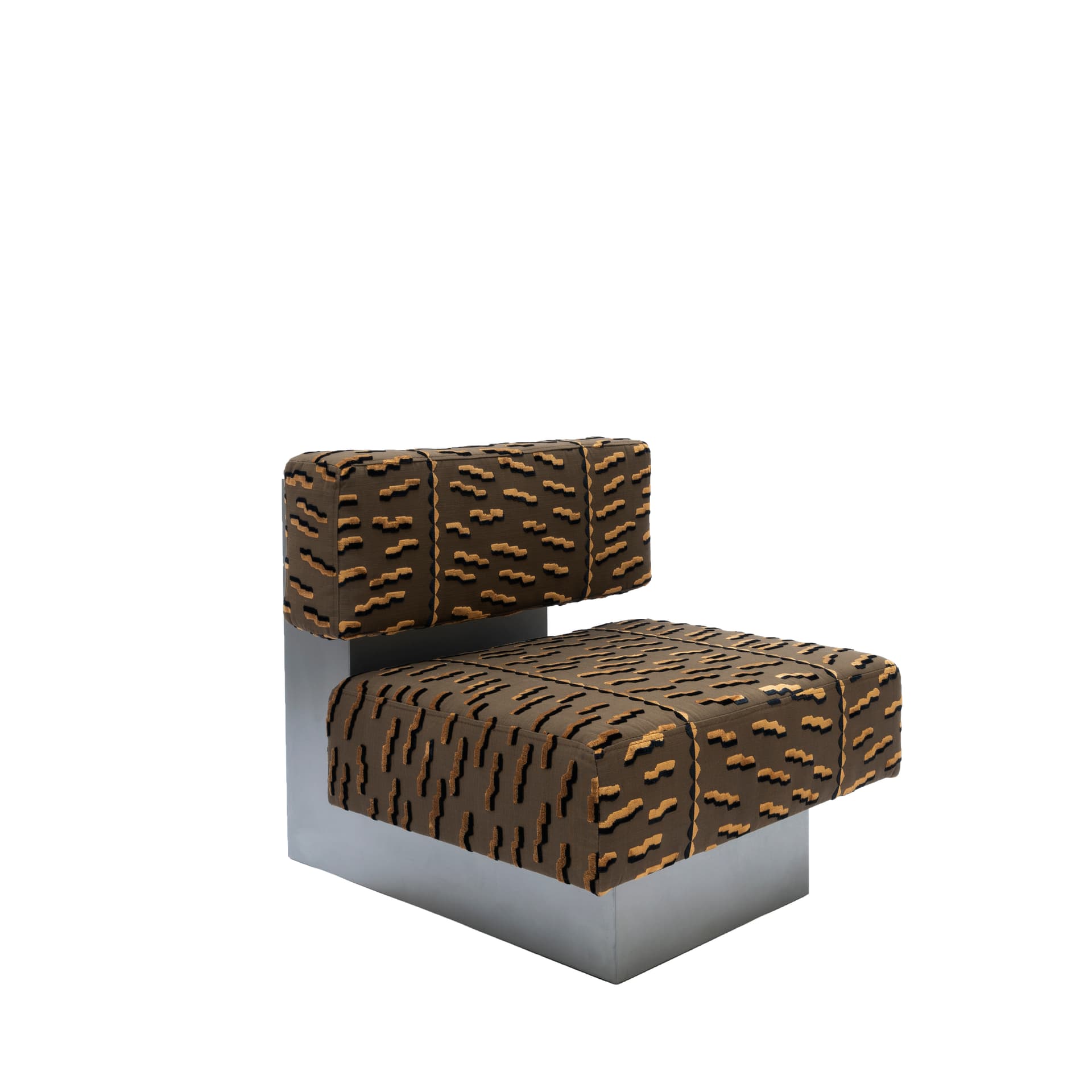 Side table Ø40x41 cm black powder-coated steel, no designer, no brand - 62882