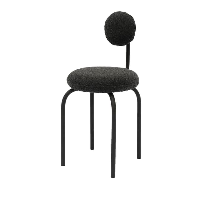Krzesło tapicerowane boucle Black Object077, NG Design - WYMIARY