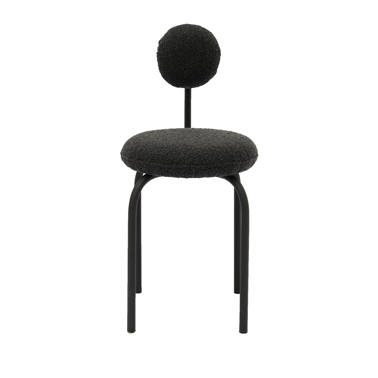 Krzesło tapicerowane boucle Black Object077, NG Design - 62932