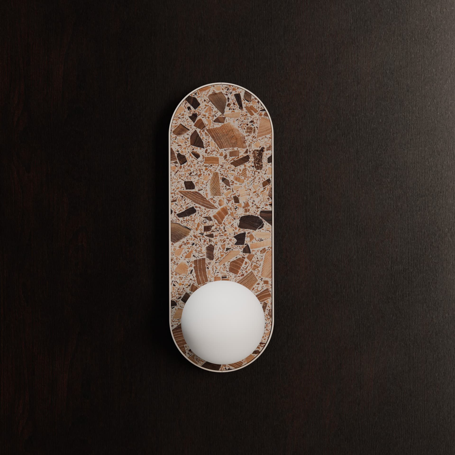 Kinkiet owalny LEGRA IP44, kremowy, Kaspa x Wojciech Mierzwa - 62971