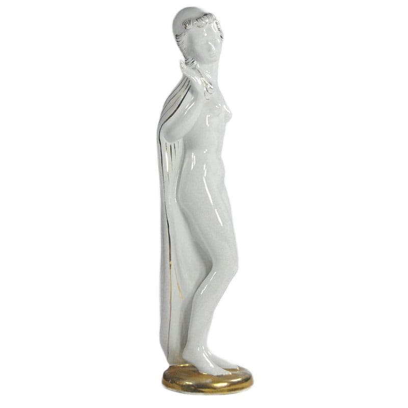 Biała ceramiczna rzeźba, Comas, Włochy, lata 50. - 5481