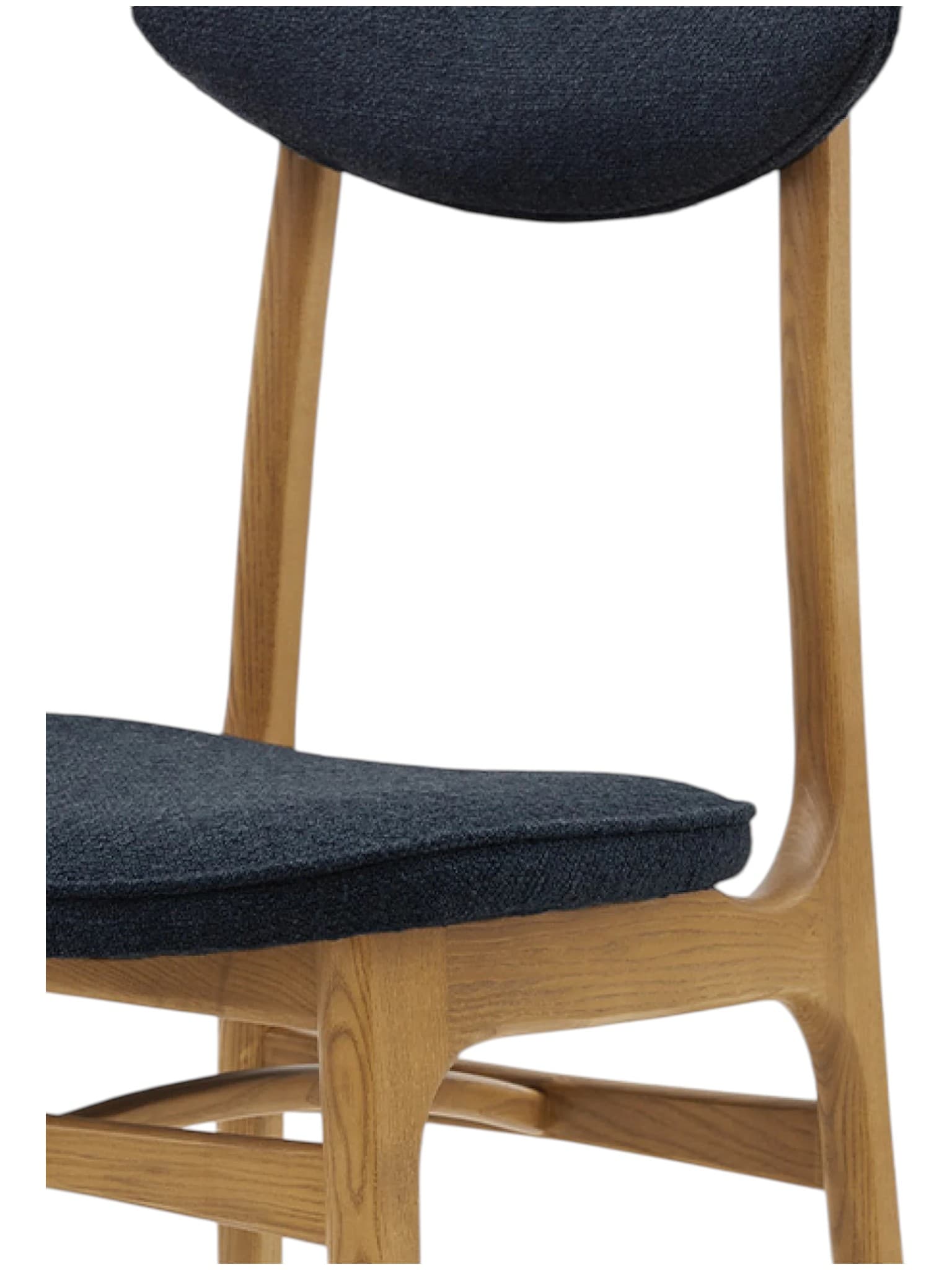 Krzesło 200-190 Boucle Black, czarny, jesion 03 Dark, proj. R. Hałas, 366 Concept - 63584