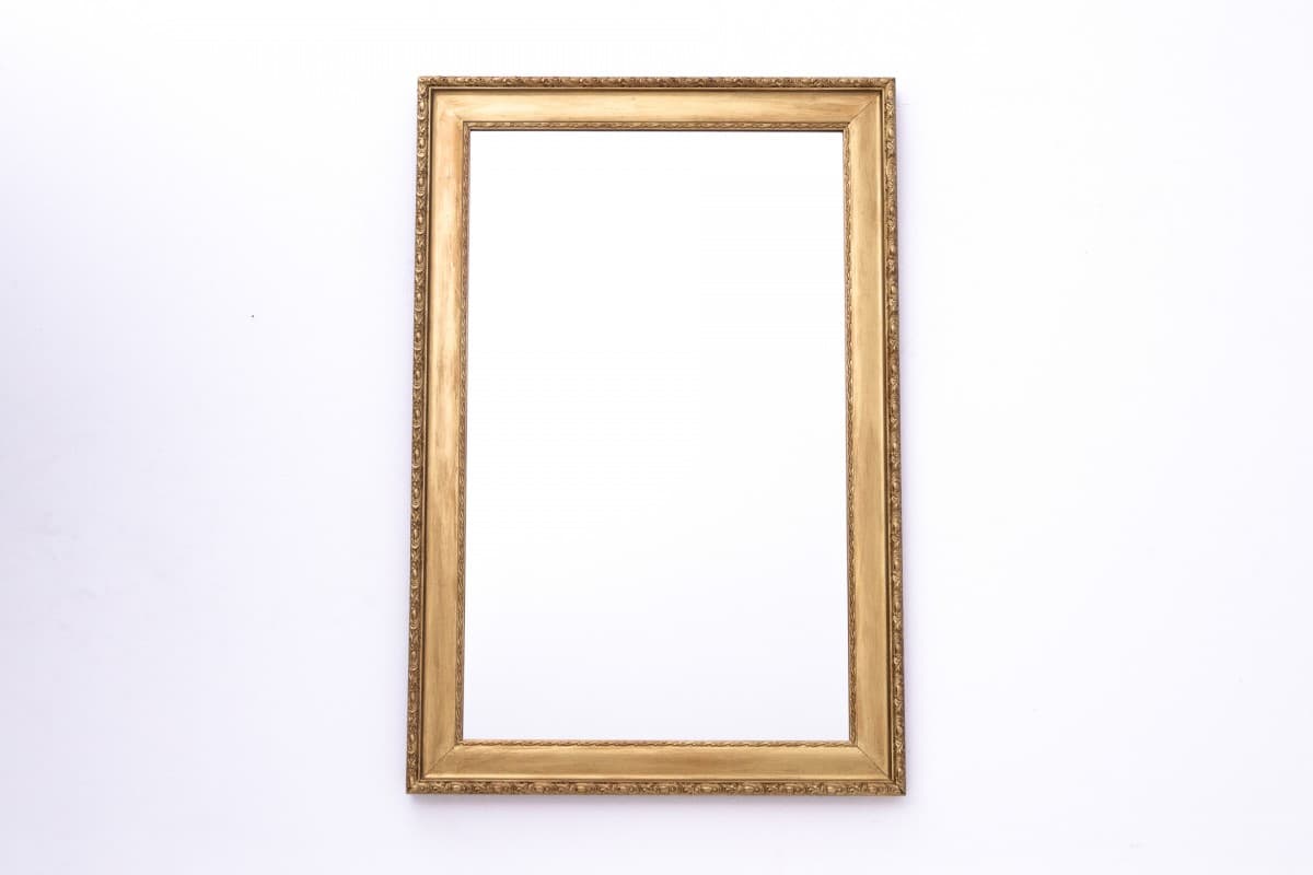 Gold Wall Mirror in Baroque Style, Europe, Early 20th Century - 50292