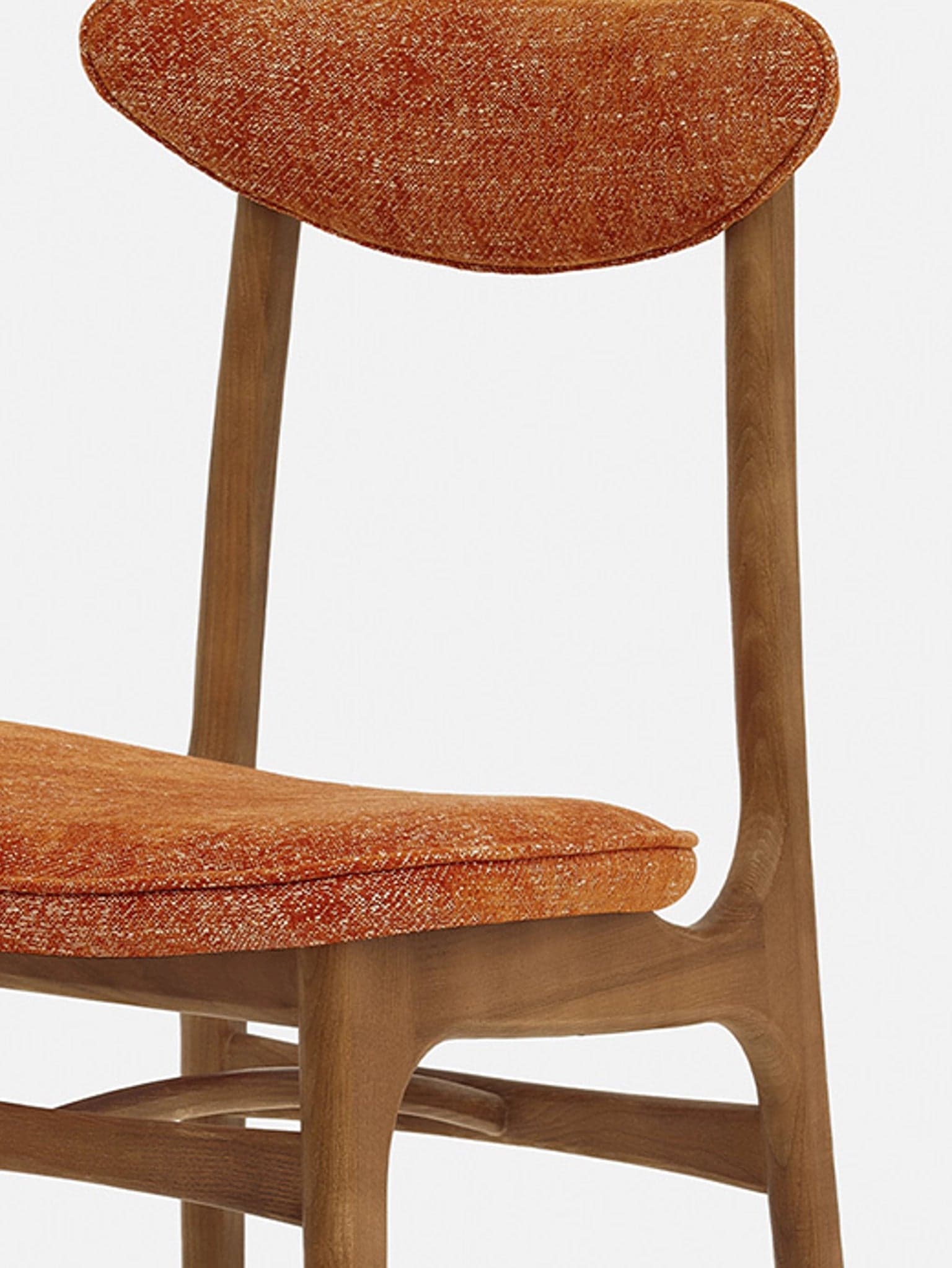 200-190 Chair 45x52x83 cm ash upholstered Marble Orange fabric, by Rajmund Hałas, 366 Concept - 63668