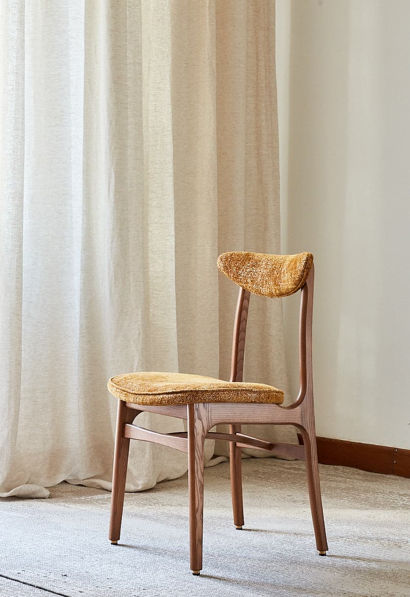 200-190 Chair 45x52x83 cm ash upholstered Marble Orange fabric, by Rajmund Hałas, 366 Concept - 63669