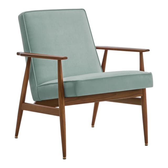 Fotel Fox, Velvet Mint, jesion 03 Dark, 366 Concept - WYMIARY