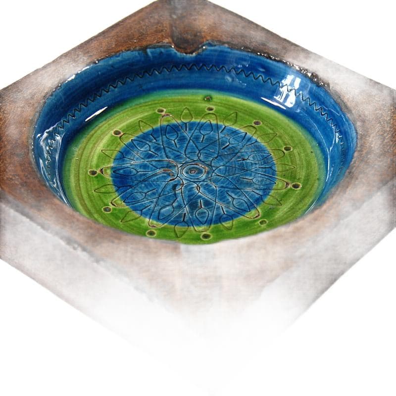 Ceramiczna popielnica, proj. A. Londi dla Bitossi, Włochy, lata 60. - 5506