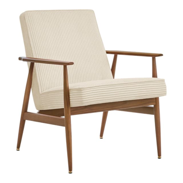 Fox Armchair 62x73x78 cm beige ash Cord fabric Creme – 03 Dark, , - DIMENSION