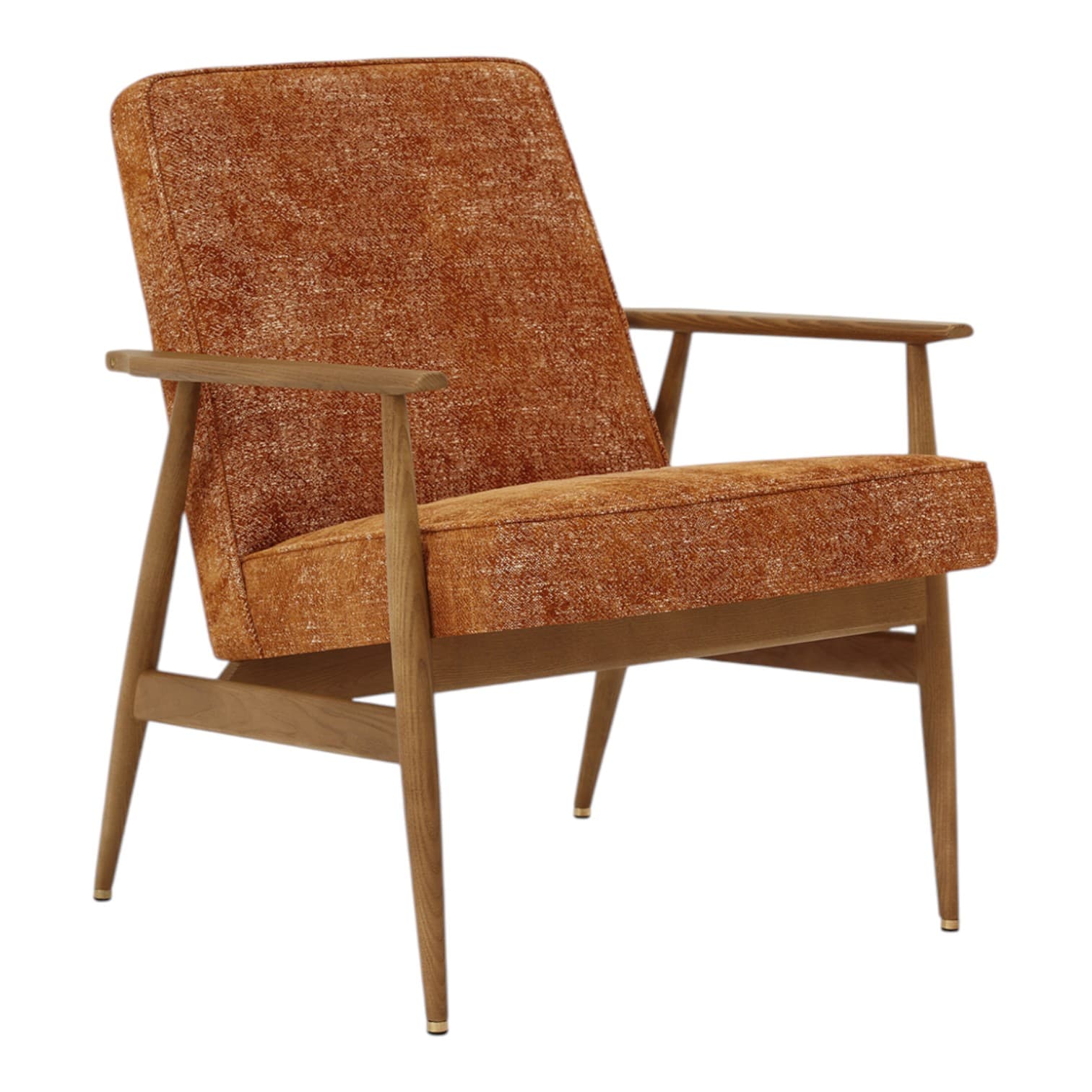 Fox Armchair 62x73x78 cm ash yellow Marble Mustard – 03 Dark fabric, ,