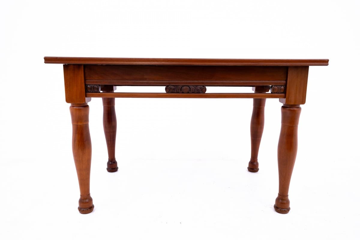 Mahoniowy stół secesyjny, Polska, lata 20. - 191507