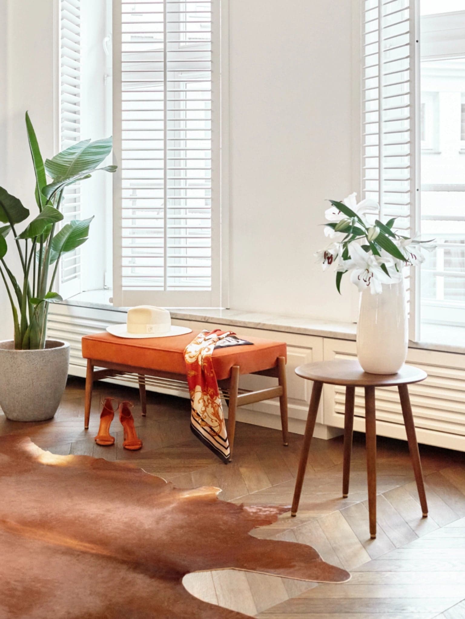 Ławka Fox 90, Boucle Mustard, jesion 03 Dark, 366 Concept - 64461