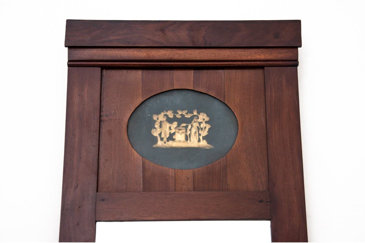 Brown Empire Mirror, Wood, Europe, Mid-19th Century - 50314