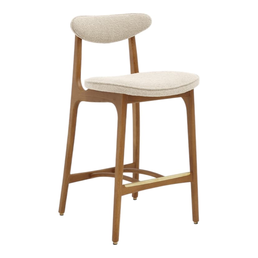 Krzesło barowe 200-190 S/65 Boucle Creme, jesion 03 Dark, 366 Concept