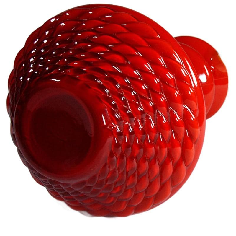 Intensywnie czerwony wazon, Empoli, Włochy, lata 60. - 5564