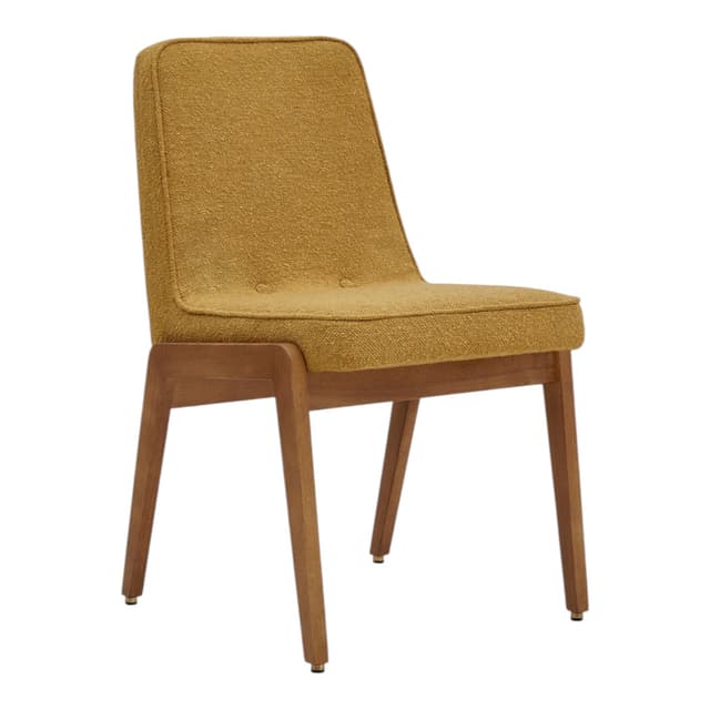 Krzesło 200-125 VAR Boucle Mustard, jesion 03 Dark, proj. J. Chierowski, 366 Concept - WYMIARY