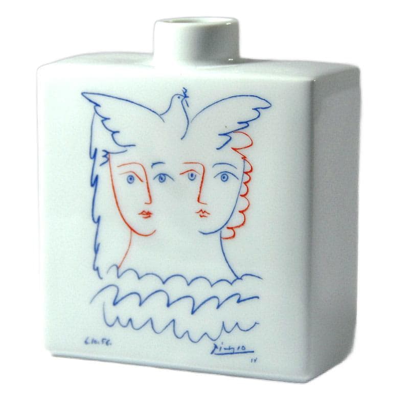 Porcelanowy wazon z motywem Picassa, Marc de Ladoucette, Francja, lata 50. - 5554